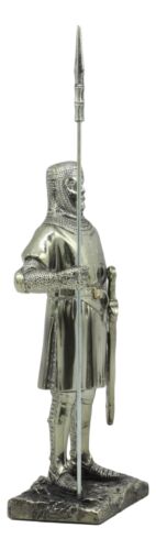 Ebros Gift Medieval Holy Roman Empire Crusader Pikeman Statue Suit Of Armor Halberdier