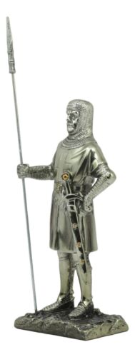 Ebros Gift Medieval Holy Roman Empire Crusader Pikeman Statue Suit Of Armor Halberdier