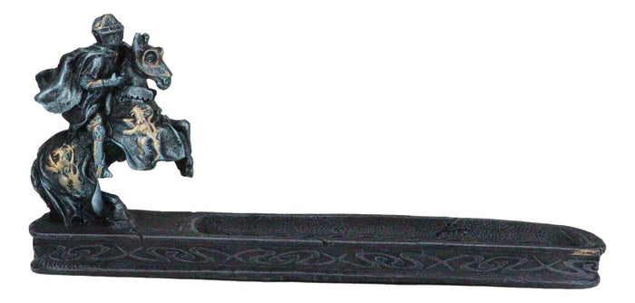 Ebros Gift Medieval Knight Of Chivalry Jousting Champion On Horse Stick Incense Holder