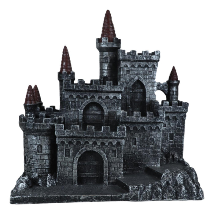 Ebros Gift Medieval Middle Ages Castle Fortress Figurine Statue For Miniature Display Stand