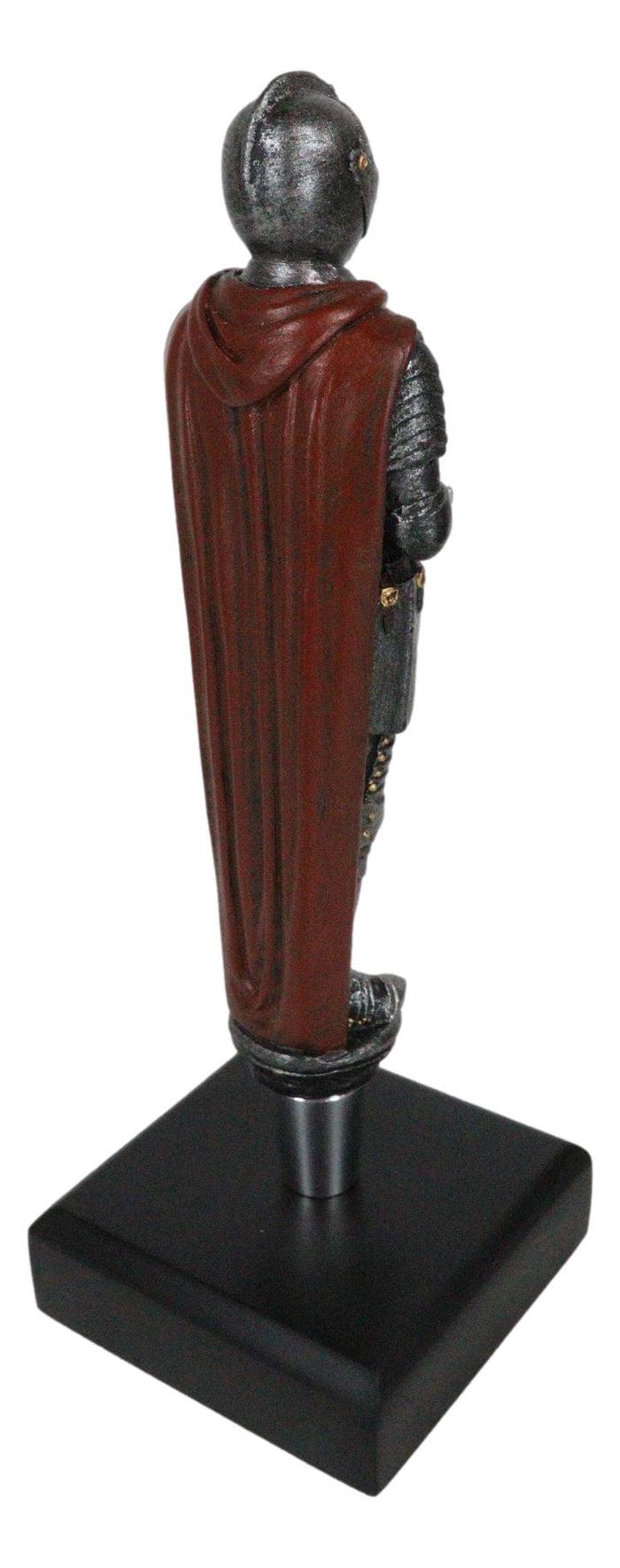 Ebros Gift Medieval Suit Of Armor Kings Knight Swordsman Novelty Beer Tap Handle Figurine