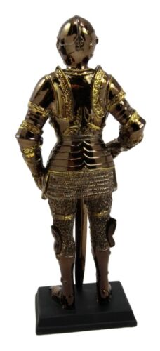 Ebros Gift Medieval Suit Of Armor Knight Of Chivalry Long Sworsdman Figurine 7"H Statue