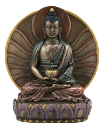 Ebros Gift Meditating Medicine Buddha Amitabha Holding Herbal Pot Statue Prince Of Light
