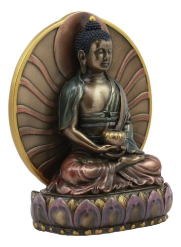 Ebros Gift Meditating Medicine Buddha Amitabha Holding Herbal Pot Statue Prince Of Light