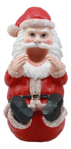 Ebros Gift Merry Christmas Festive Season Drinking Mr Santa Claus Wine Bottle Holder Statue