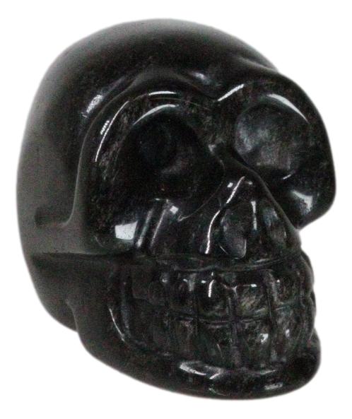 Ebros Gift Metaphysical Protection Healing Crystal Black Obsidian Stone Mini Skull Figurine