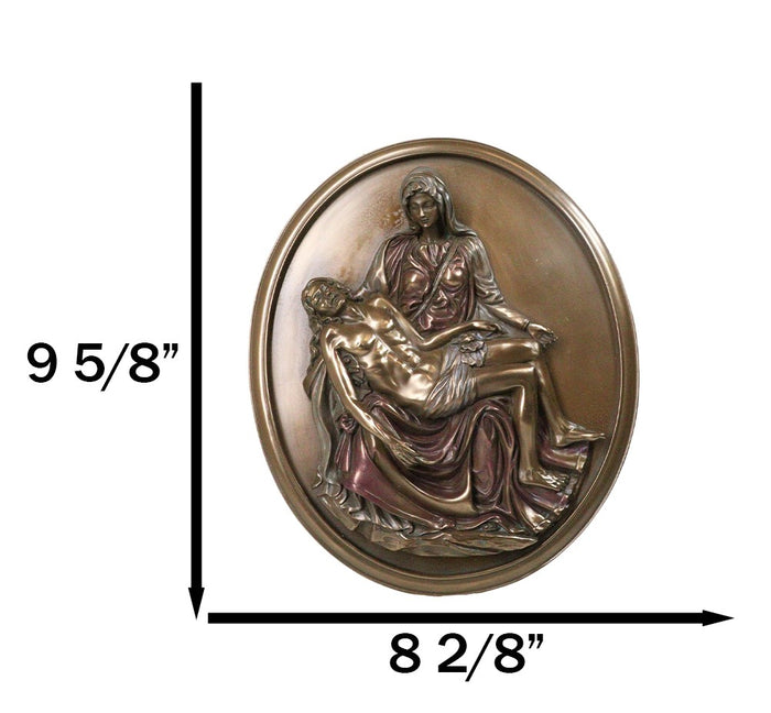 Ebros Gift Michelangelo Vatican Saint Peter Basilica La Pieta Mary's Lamentation Wall Decor