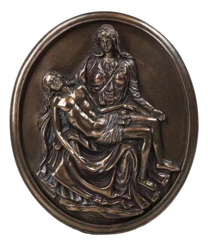 ebros gift Michelangelo Vatican Saint Peter's Basilica La Pieta Mary Desktop Or Wall Plaque