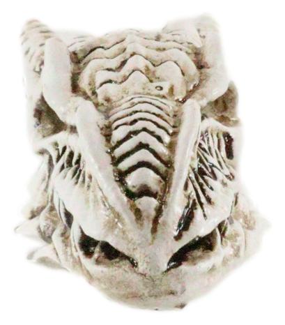 Ebros Gift Miniature Tribal Tattoo Demon Horned Dragon Skull Figurine Fantasy Dragons Lair