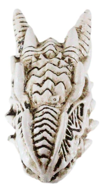 Ebros Gift Miniature Tribal Tattoo Demon Horned Dragon Skull Figurine Fantasy Dragons Lair