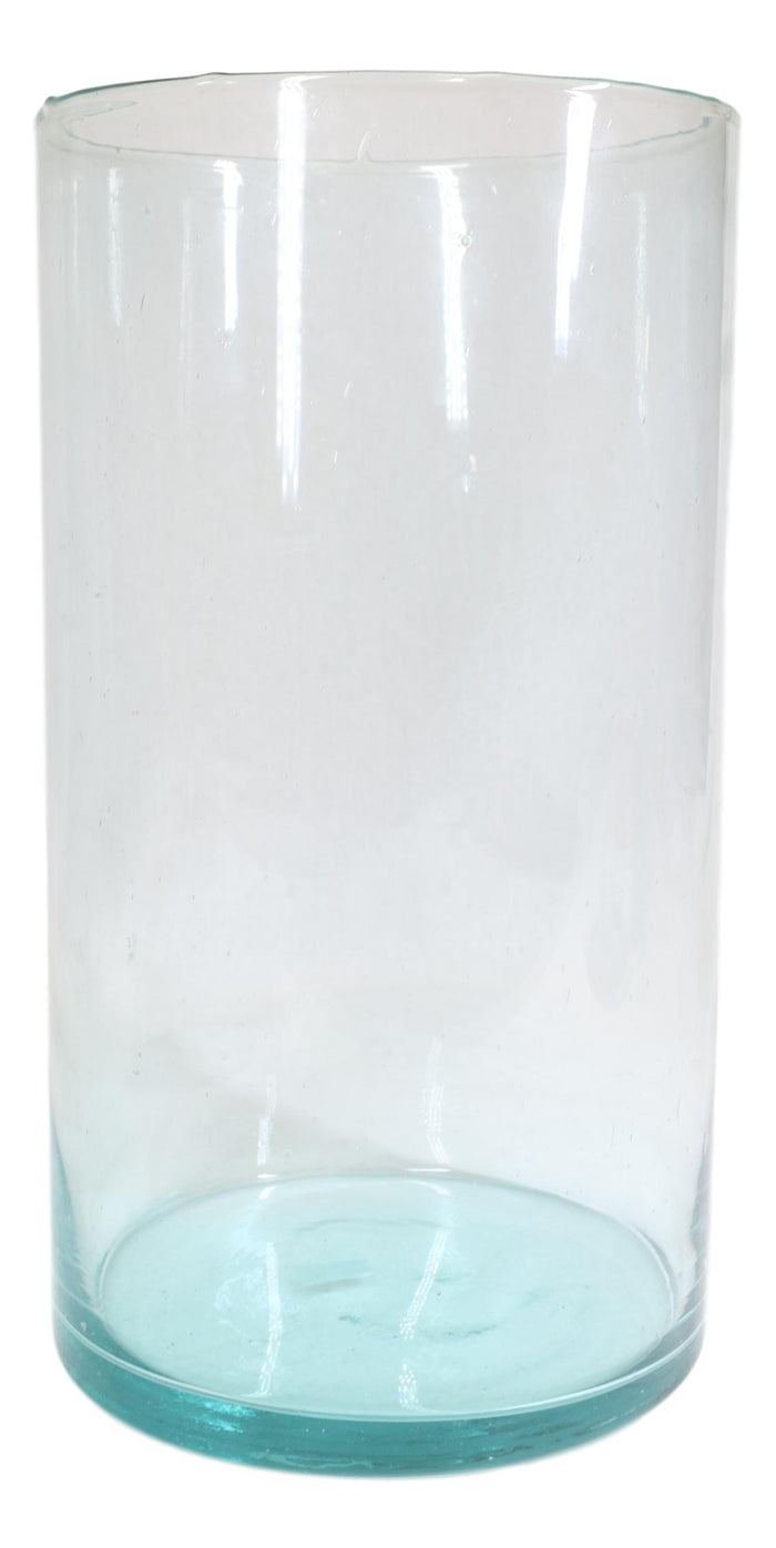 Ebros Gift Modern Accent Thick Glass Hurricane Candle Holder With Tripod Metal Stand