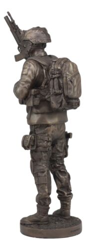 Ebros Gift Modern Military Commando Soldier Statue Desert Army Tactician On Guard Figurine