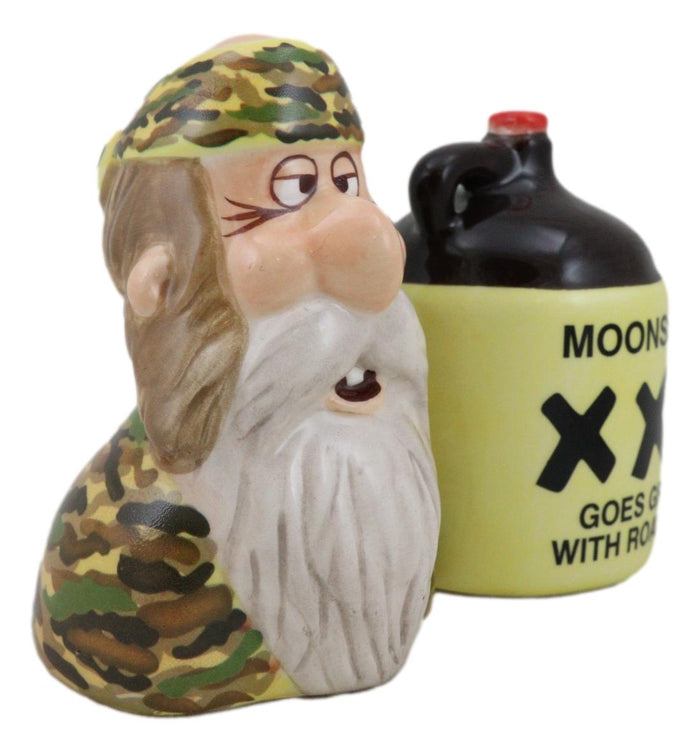 Ebros Gift Moonshine Goes Great With Road Kill Redneck Hunter And Jug Salt Pepper Shakers