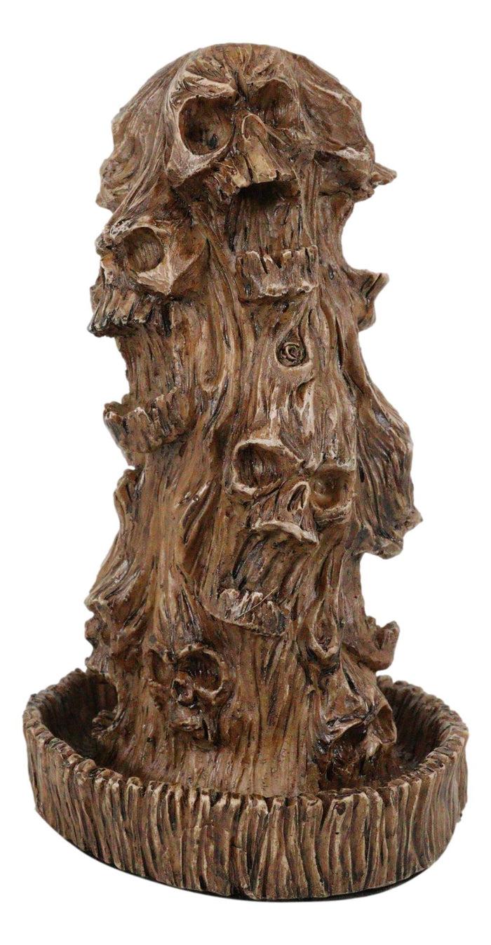 Ebros Gift Morphing Screaming Underworld Skulls In Willow Tree Backflow Incense Cone Burner