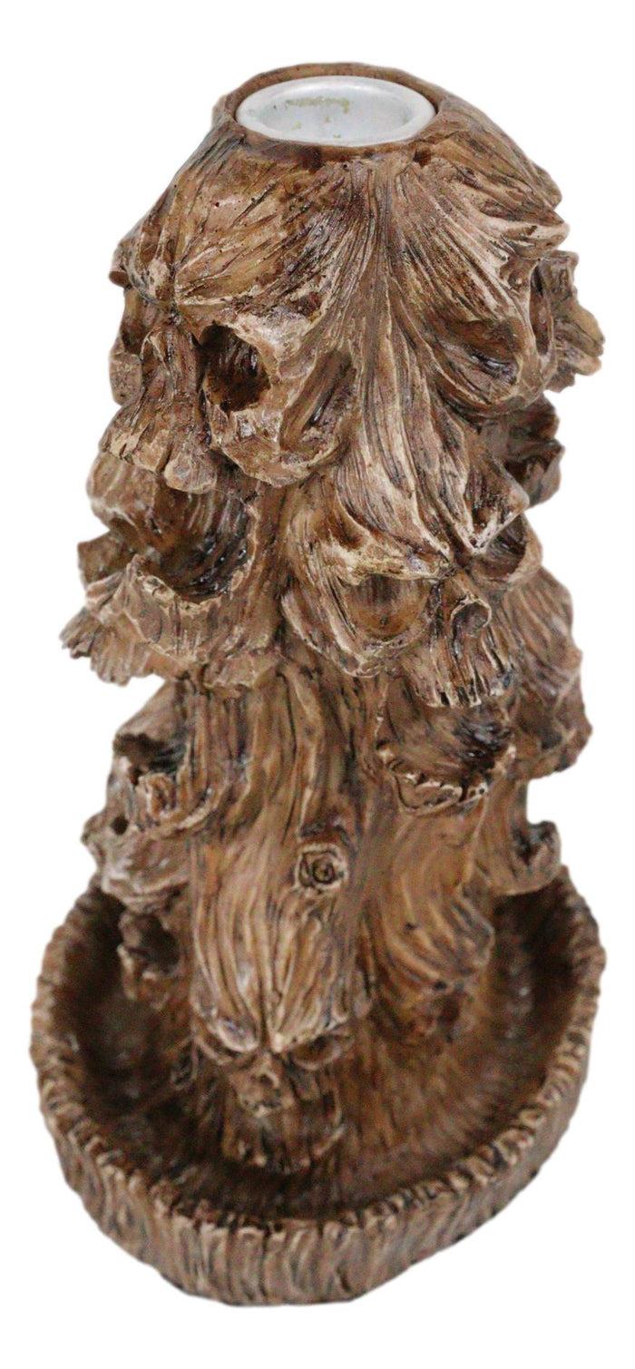 Ebros Gift Morphing Screaming Underworld Skulls In Willow Tree Backflow Incense Cone Burner