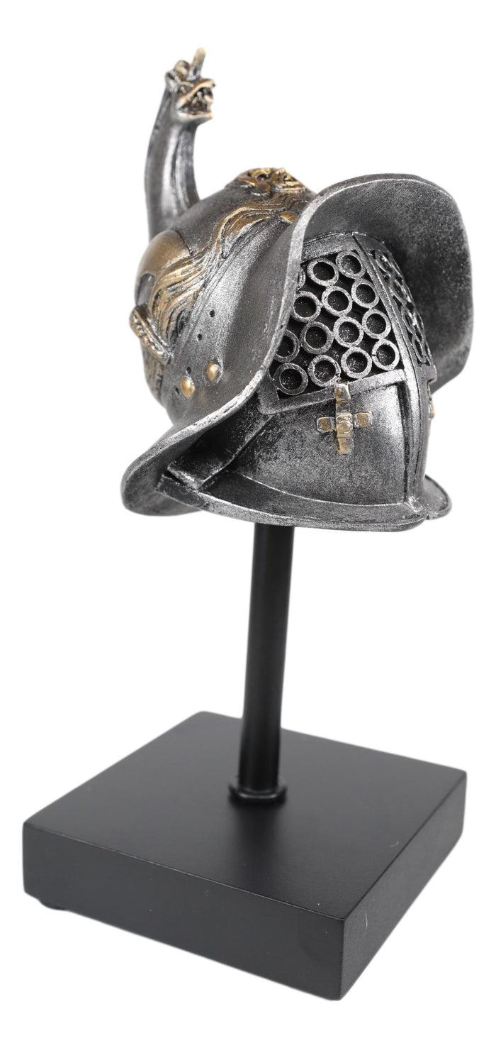 Ebros Gift Museum Mount Thracian Gladiator Spartacus Helmet Helm With Face Guard Figurine