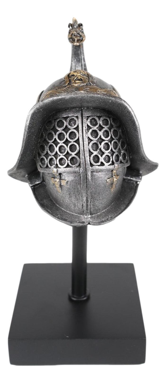 Ebros Gift Museum Mount Thracian Gladiator Spartacus Helmet Helm With Face Guard Figurine