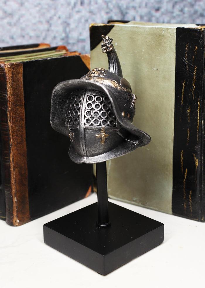 ebros gift Museum Mount Thracian Gladiator Spartacus Helmet Helm With Face Guard Figurine