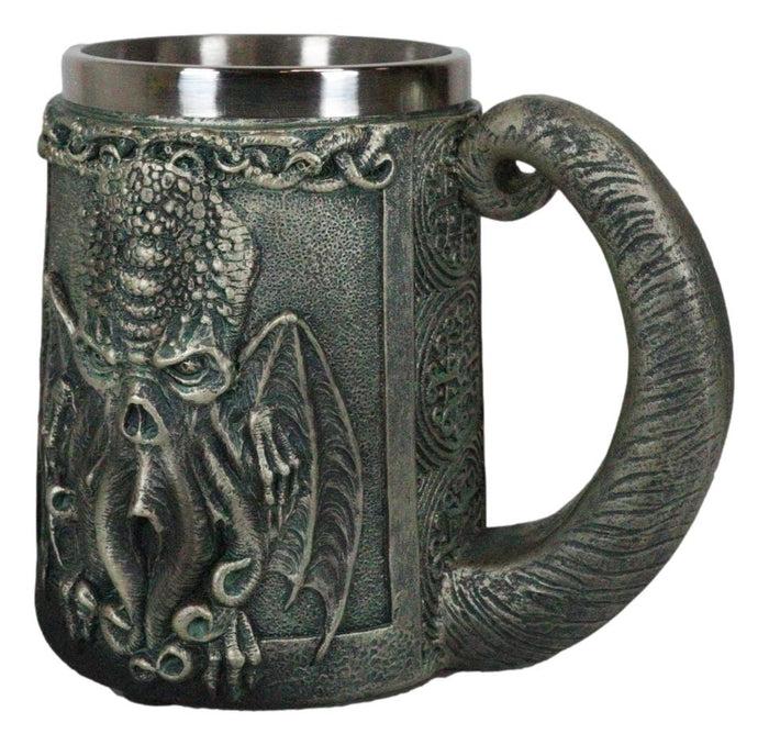 Ebros Gift Mythical Call Of Cthulhu Octopus Kraken With Tentacle Arm Handle Coffee Mug Cup