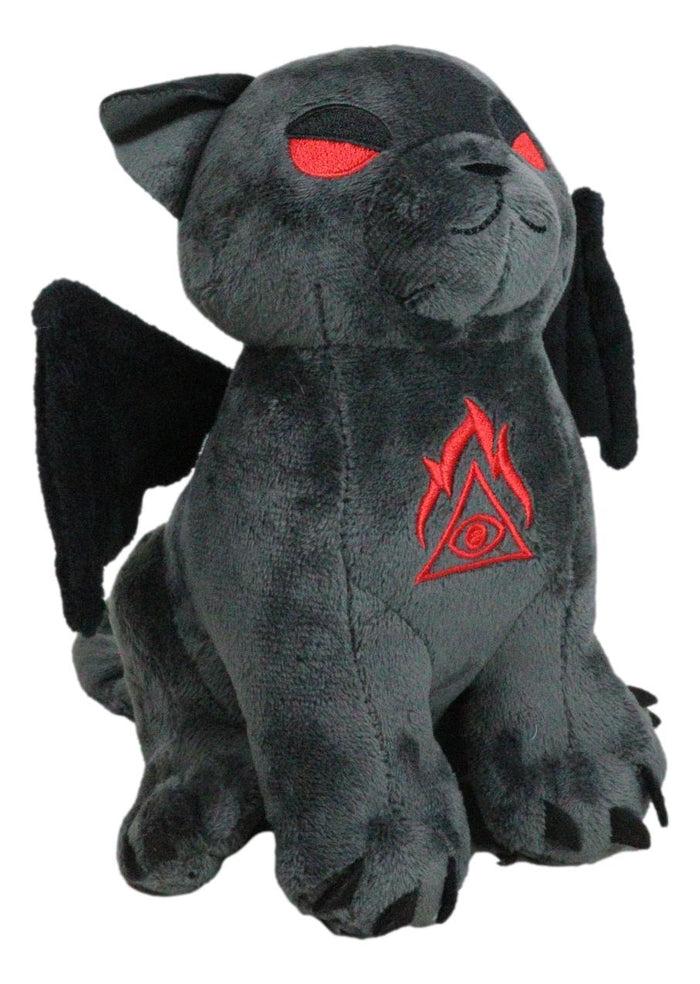 Ebros Gift Mythical Fantasy Legend Dracula Vampire Feline Cat Luxe Soft Plush Toy Doll