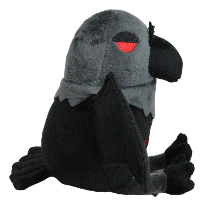 Ebros Gift Mythical Fantasy Legend Gothic Quoth The Raven Nevermore Soft Plush Toy Doll