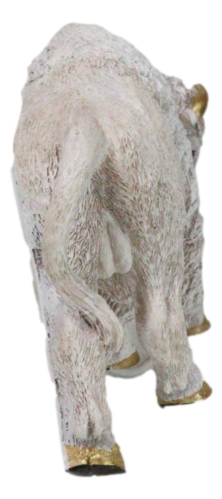 Ebros Gift Native American Sacred White Bison Buffalo Decorative Wall Sculpture Relief