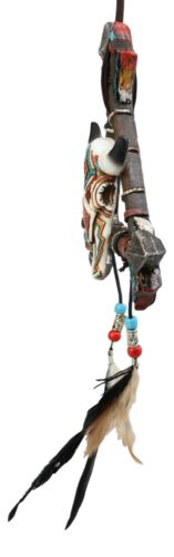 Ebros Gift Native Indian 3 Arrows White Buffalo Bison Dream Catcher Wall Hanging Home Decor