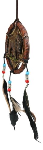 Ebros Gift Native Indian Sacred Bison Buffalo Dreamcatcher Wall Hanging Decor Dream Catcher