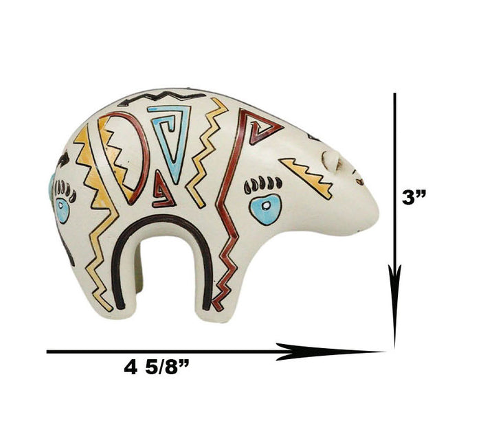 Ebros Gift Native Tribe American Aztec Hopi Indian Style Black Bear Totem Spirit Figurine