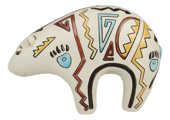 Ebros Gift Native Tribe American Aztec Hopi Indian Style Black Bear Totem Spirit Figurine