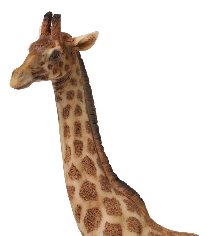 Ebros Gift Nature Wildlife Realistic Safari Savannah Masai Giraffe Standing Figurine