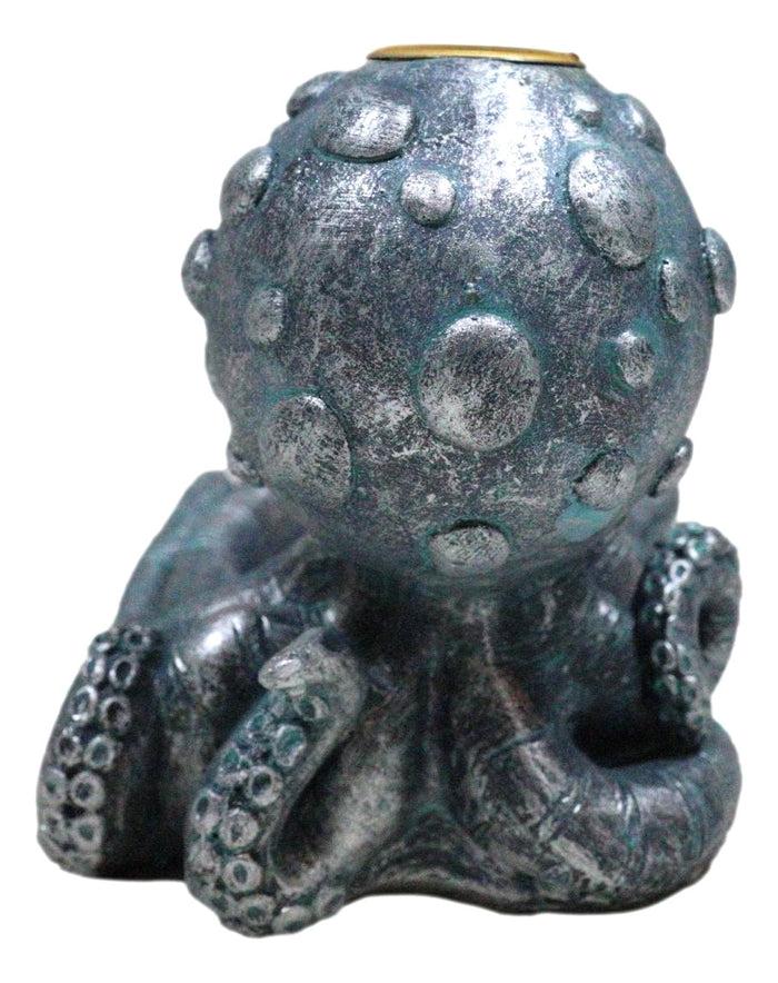 Ebros Gift Nautical Cthulhu Octopus Sea Monster Backflow Incense Cone And Stick Holder