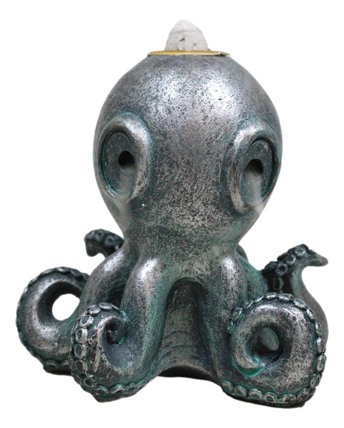 Ebros Gift Nautical Cthulhu Octopus Tentacles Sea Monster Backflow Incense Cone Burner