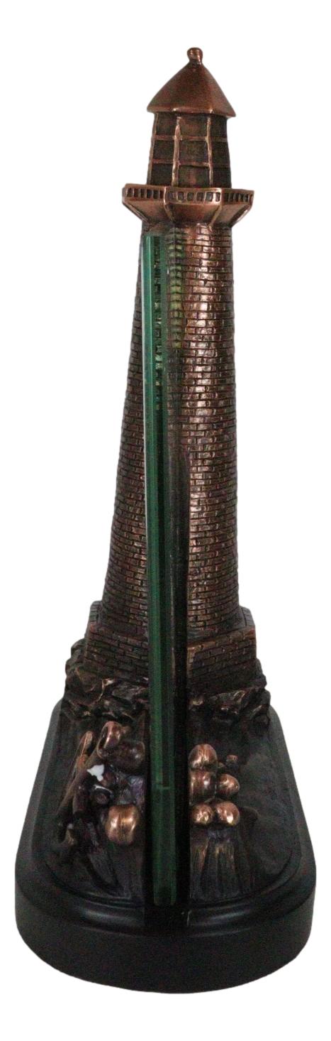 Ebros Gift Nautical Marine Lighthouse And Ship Anchor 5"X7" Glass Photo Frame Figurine