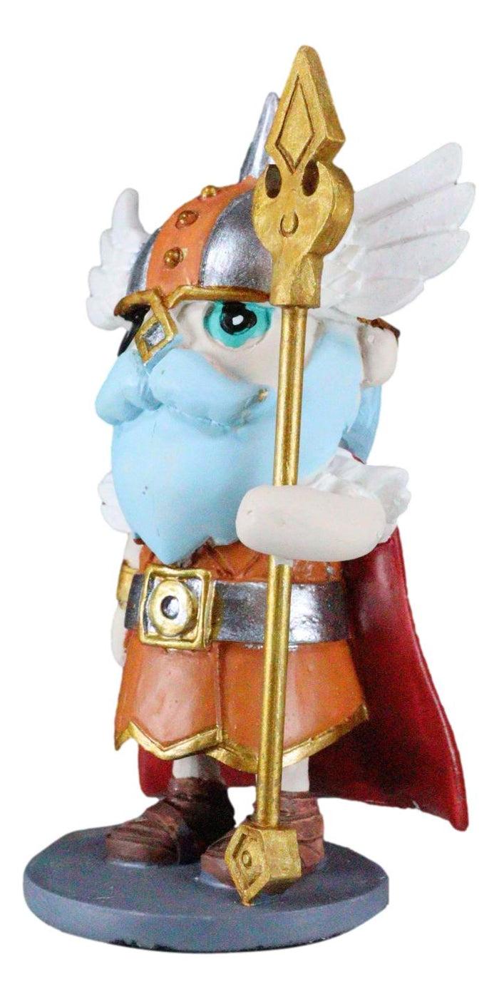 Ebros Gift Norsies Collector Odin The Alfather Raven King Of Asgard Valhalla Small Figurine