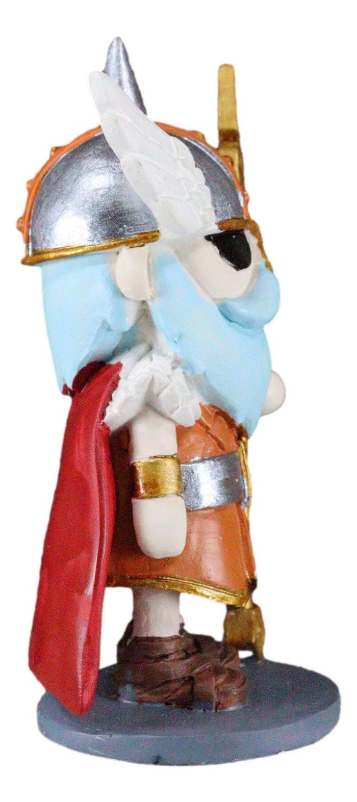 Ebros Gift Norsies Collector Odin The Alfather Raven King Of Asgard Valhalla Small Figurine