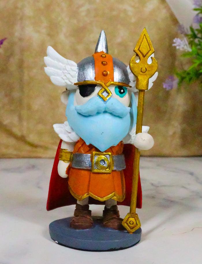 ebros gift Norsies Collector Odin The Alfather Raven King of Asgard Valhalla Small Figurine