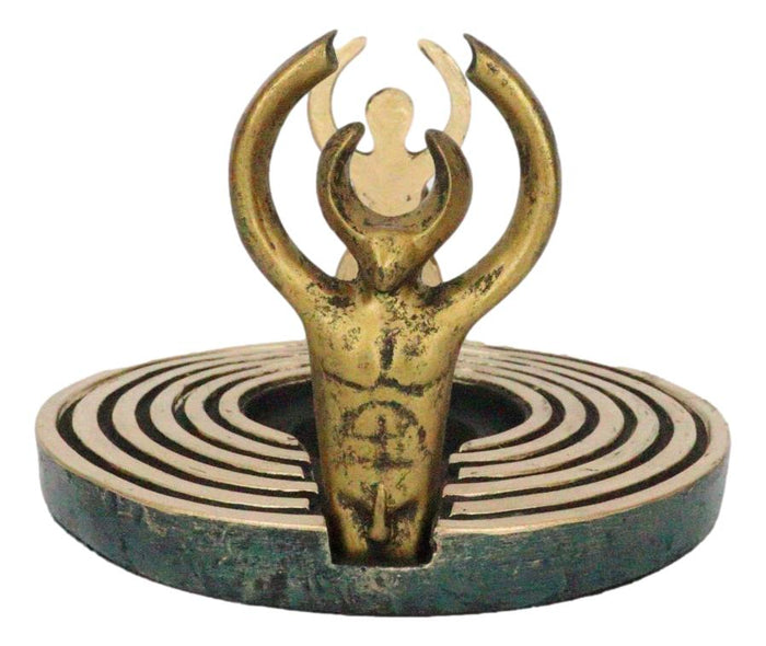 Ebros Gift Oberon Zell Dearinth Earth Goddess And Sky God Mini Altar Votive Candle Holder
