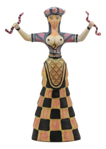 Ebros Gift Oberon Zell Minoan Cretan Snake Goddess Of Sexuality And Regeneration Figurine