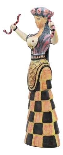 Ebros Gift Oberon Zell Minoan Cretan Snake Goddess Of Sexuality And Regeneration Figurine