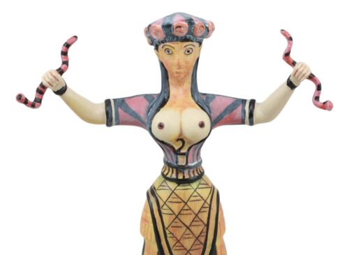 Ebros Gift Oberon Zell Minoan Cretan Snake Goddess Of Sexuality And Regeneration Figurine