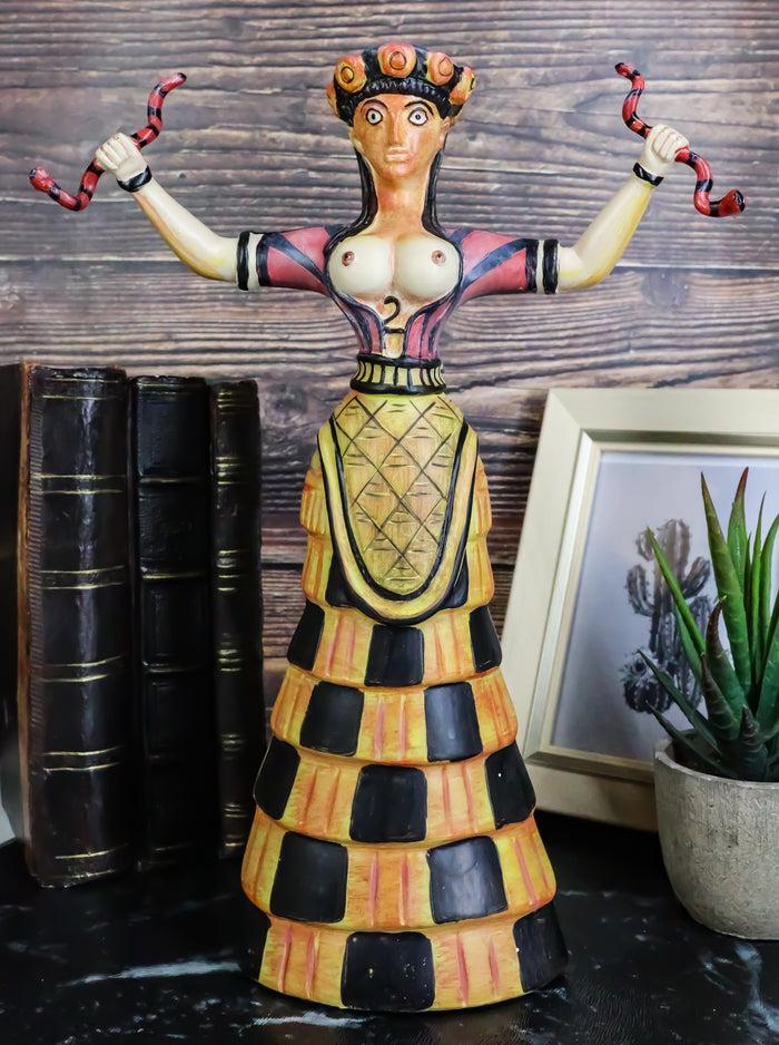 ebros gift Oberon Zell Minoan Cretan Snake Goddess Of Sexuality And Regeneration Figurine