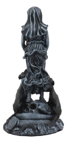 Ebros Gift Oberon Zell Spiral Triple Goddess The Crone Hecate With She Dog Hounds Statue
