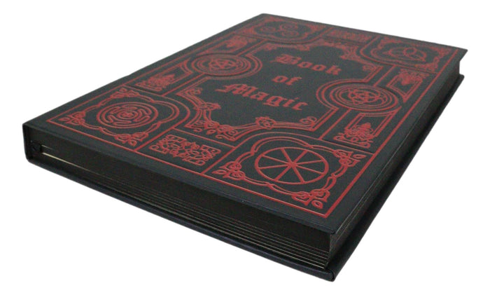 Ebros Gift Occultic Sacred Symbols Gothic Book Of Magic Embossed Blank Page Journal Book