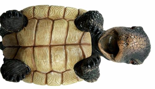 Ebros Gift Old Wise Turtle Tortoise Wine Holder & Salt Pepper Shakers Holder Figurine Set