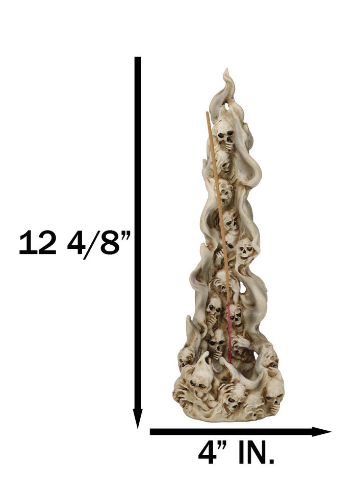 Ebros Gift Ossuary Morphing Skulls Ghost Whispers Of Lost Souls Incense Burner Figurine