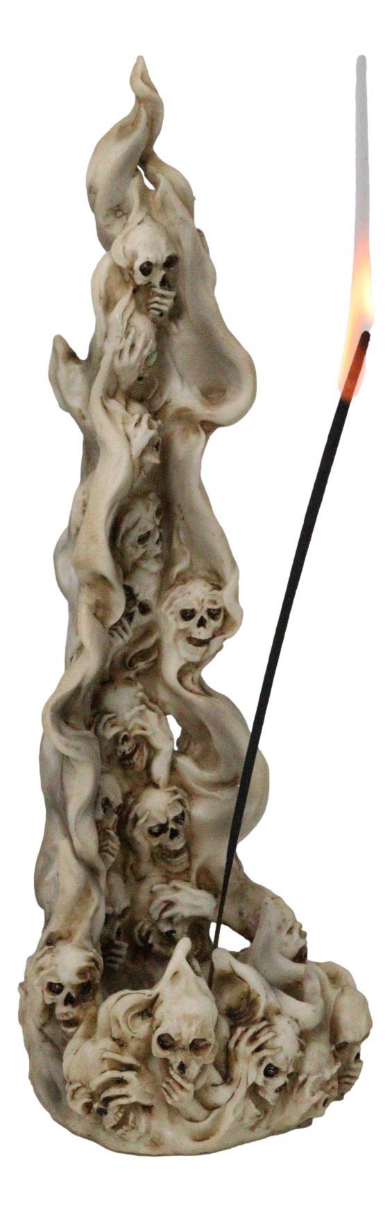 Ebros Gift Ossuary Morphing Skulls Ghost Whispers Of Lost Souls Incense Burner Figurine