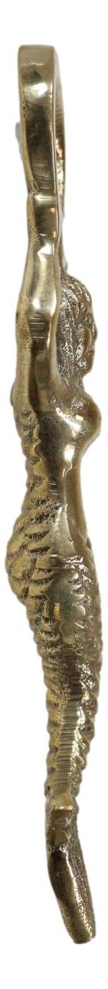 Ebros Gift Pack Of 2 Brass Golden Nautical Marine Siren Mermaid Beer Bottle Hand Opener