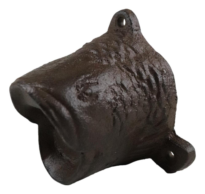 Ebros Gift Pack Of 2 Cast Iron Rustic Bronze Nautical Marine Fish Wall Beer Bottle Openers