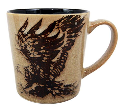 Ebros Gift PACK OF 2 Glazed Stoneware Patriotic Bald Eagle 13oz Ceramic Mug Coffee Cup